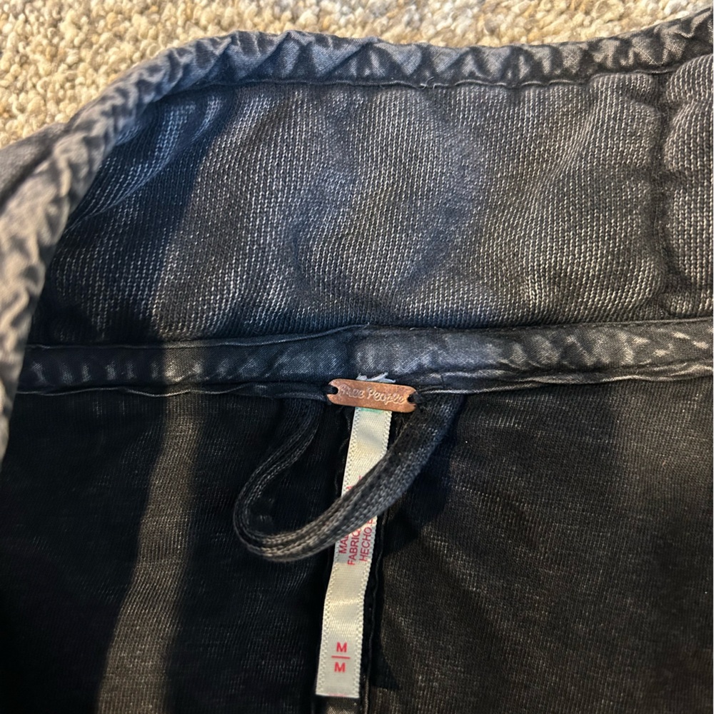 Free People Charcoal Puffer Jacket - Picture 7 of 15